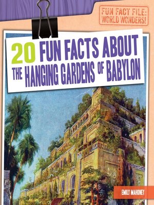 cover image of 20 Fun Facts About the Hanging Gardens of Babylon